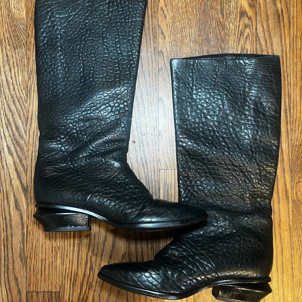 Alexander Wang Black Over the Knee Boots